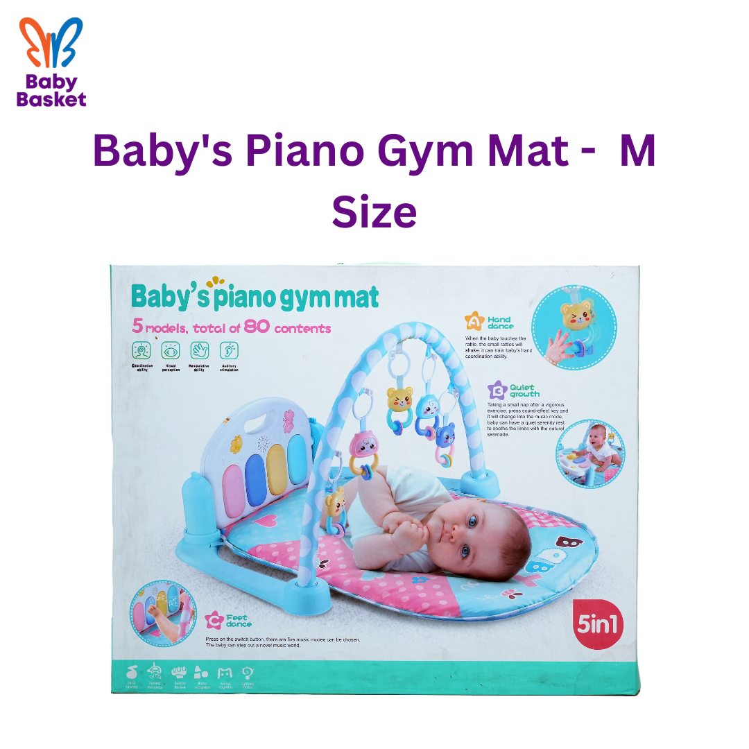 Baby's Piano Gym Mat - M Size