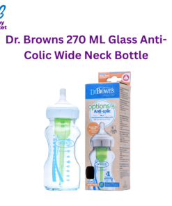 Dr. Browns 270 ML  Anti-Colic Wide Neck Glass Bottle