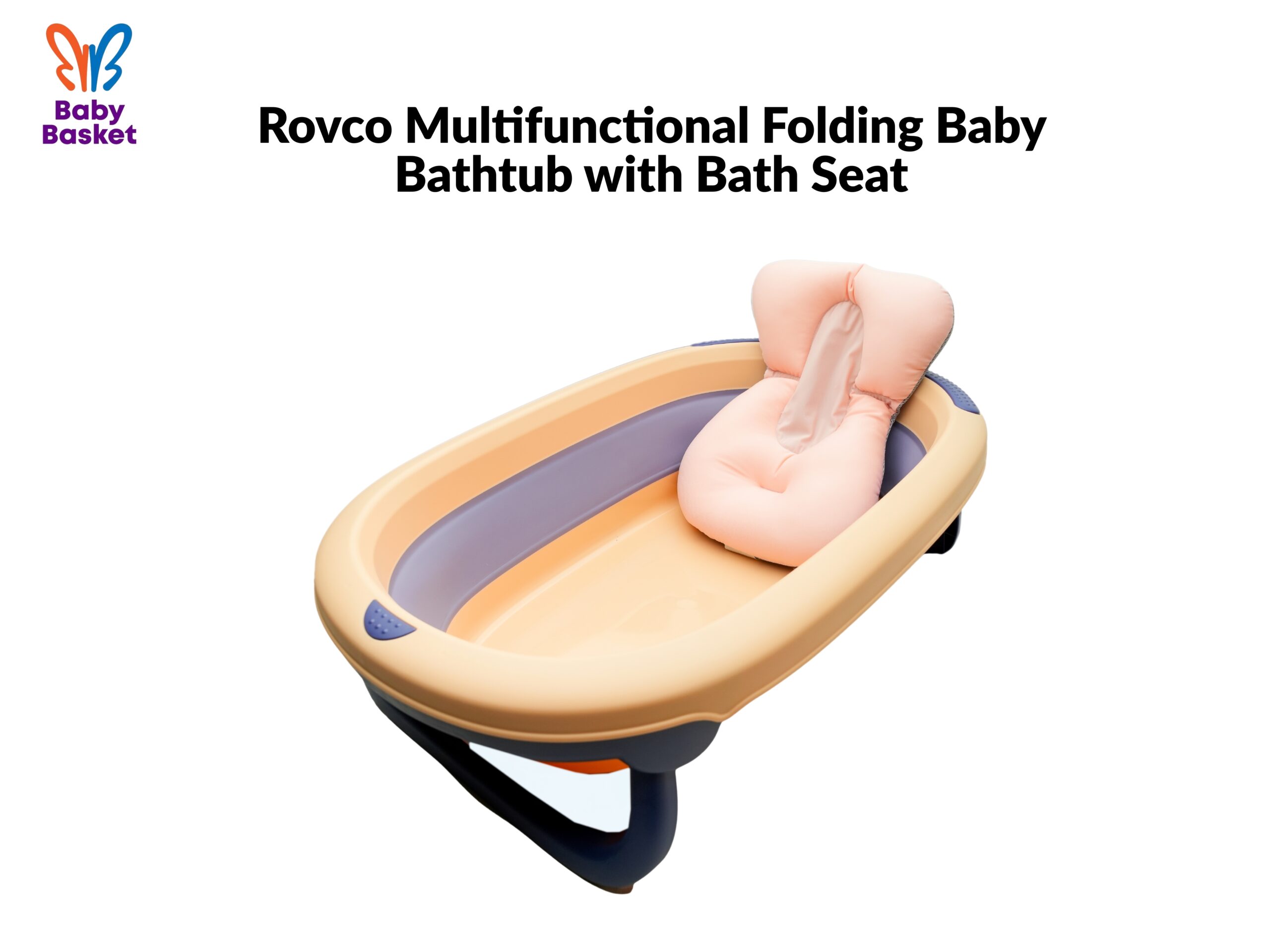Rovco Bathtub with Pillow