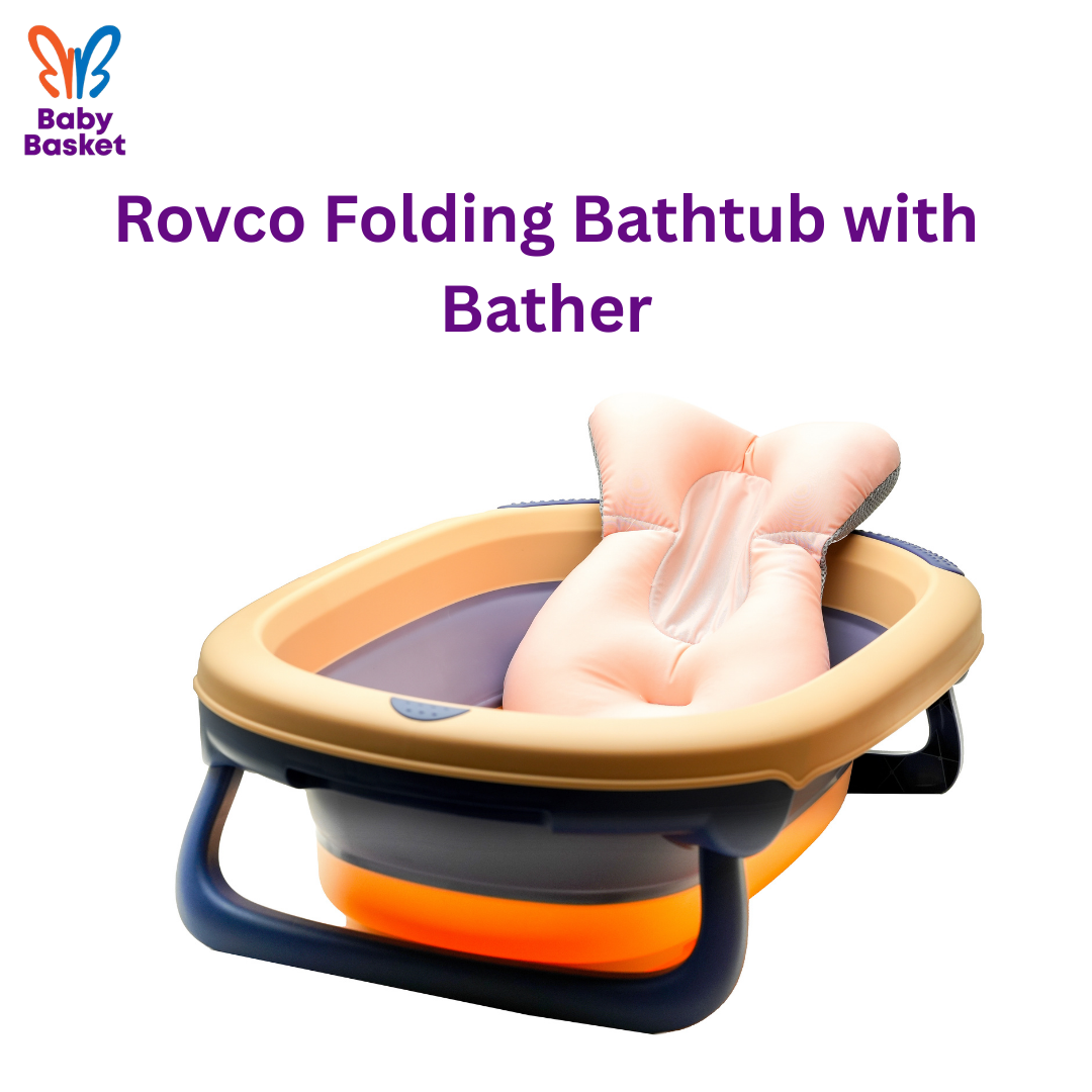 Rovco Folding Bathtub with Bather