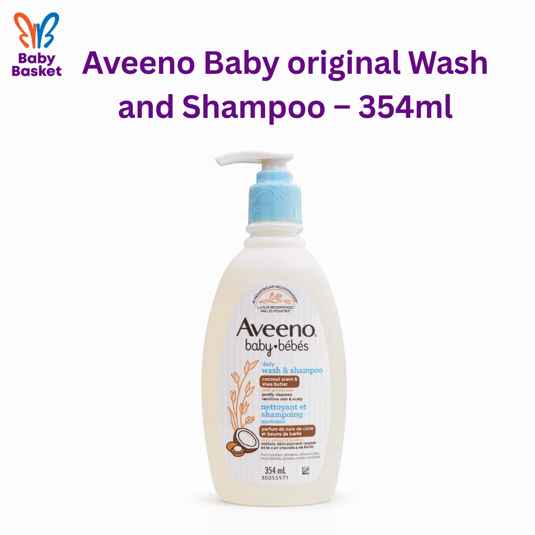 Aveeno Baby original Wash and Shampoo – 354ml