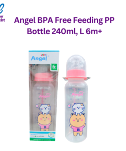 Angel BPA Free Feeding PP Bottle 240ml, L 6m+