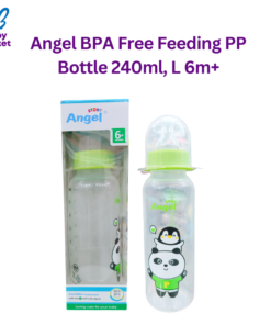 Angel BPA Free Feeding PP Bottle 240ml, L 6m+