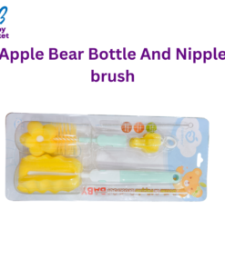 Apple Bear Bottle And Nipple brush (5pc-Set)