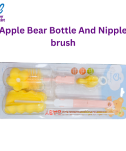 Apple Bear Bottle And Nipple brush (5pc-Set)