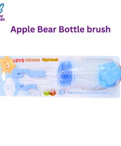 Apple Bear Bottle brush Blue