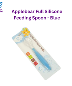 Applebear Full Silicone Feeding Spoon - Blue