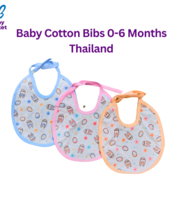 Baby Cotton Bibs 0-6 Months Thailand Multicolor