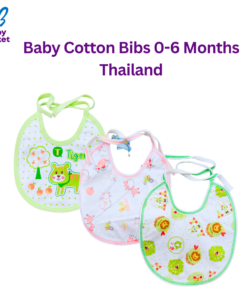 Baby Cotton Bibs 0-6 Months Thailand Multicolor