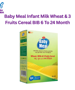 Baby Meal Infant Milk Wheat & 3 Fruits Cereal BIB 6 To 24 Month
