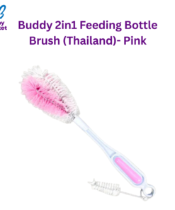 Buddy 2in1 Feeding Bottle Brush (Thailand)- Pink