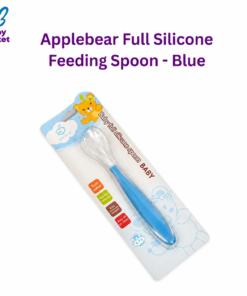 Applebear Full Silicone Feeding Spoon - Blue