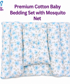 Premium Cotton Baby Bedding Set with Mosquito Net