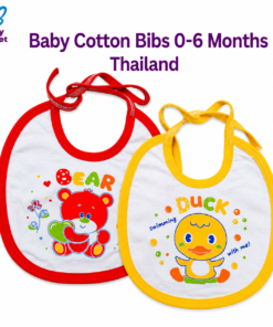 Baby Cotton Bibs 0-6 Months Thailand Multicolor