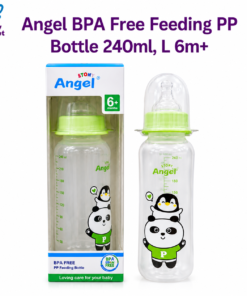 Angel BPA Free Feeding PP Bottle 240ml, L 6m+