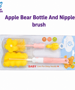 Apple Bear Bottle And Nipple brush (5pc-Set)