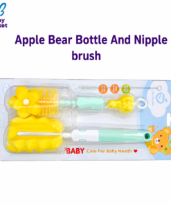 Apple Bear Bottle And Nipple brush (5pc-Set)