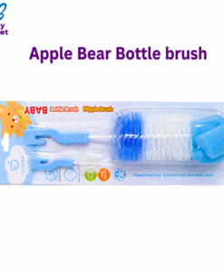 Apple Bear Bottle brush Blue