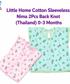 Little Home Cotton Sleveless Nima 2Pcs Back Knot (Thailand) 0-3 Months