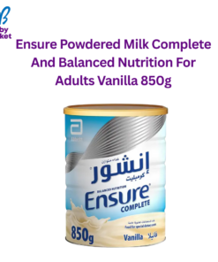 Ensure Powdered Milk Complete And Balanced Nutrition For Adults Vanilla 850g