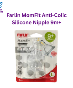 Farlin MomFit Anti-Colic Silicone Nipple - Set, 9m+