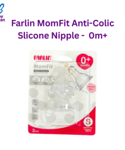 Farlin MomFit Anti-Colic Slicone Nipple -  0m+