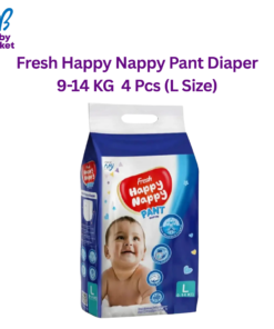 Fresh Happy Nappy Pant Diaper 9-14 KG  4 Pcs (L Size)