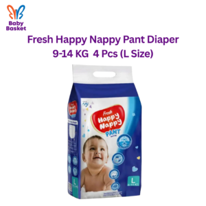 Fresh Happy Nappy Pant Diaper 9-14 KG  4 Pcs (L Size)