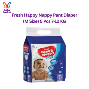 Fresh Happy Nappy Pant Diaper (M Size) 5 Pcs 7-12 KG