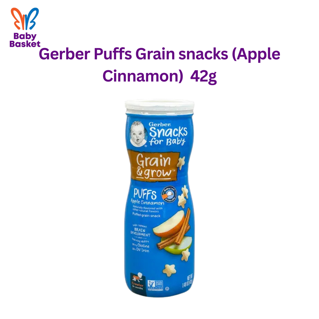 Gerber Puffs Grain snacks (Apple Cinnamon) 42g
