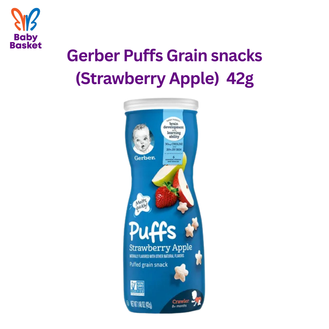 Gerber Puffs Grain snacks (Strawberry Apple) 42g