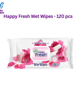 Happy Fresh Wet Wipes - 120 pcs