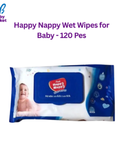 Happy Nappy Wet Wipes for Baby - 120 Pes