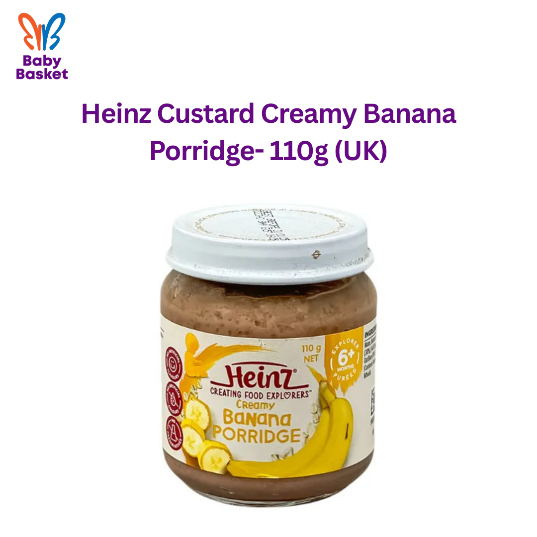 Heinz Custard Creamy Banana Porridge- 110g (UK)
