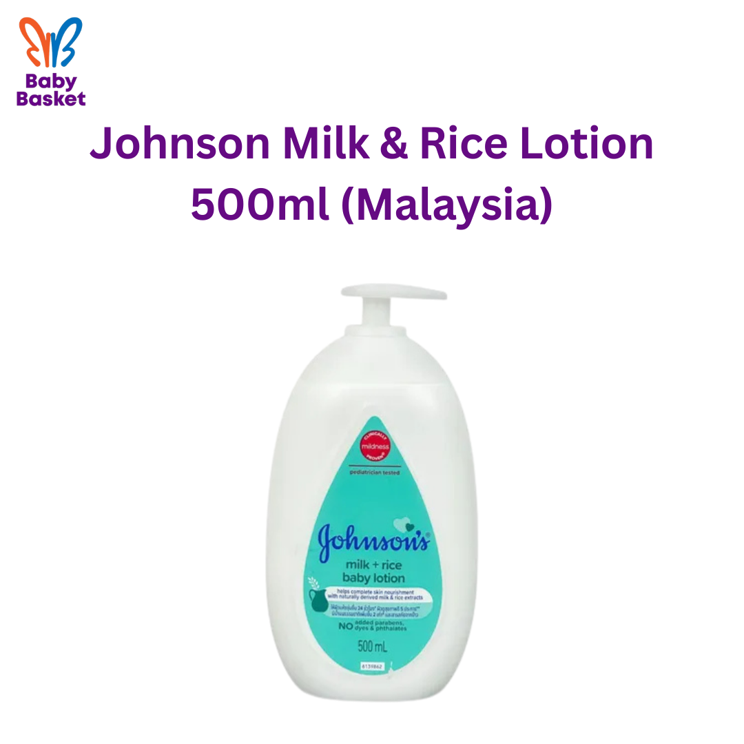 Johnson Milk & Rice Lotion 500ml (Malaysia)