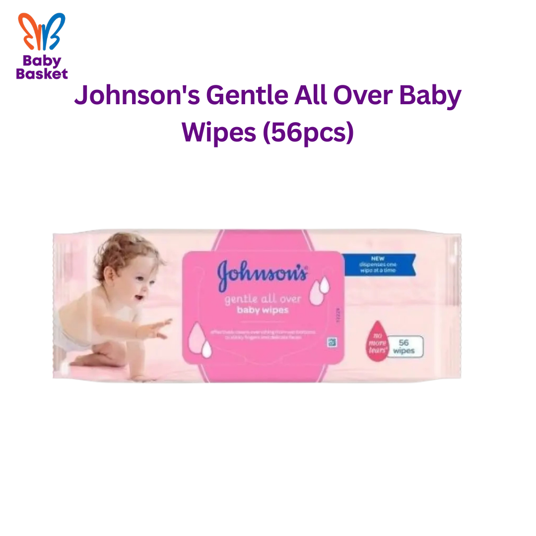 Johnson's Gentle All Over Baby Wipes (56pcs)