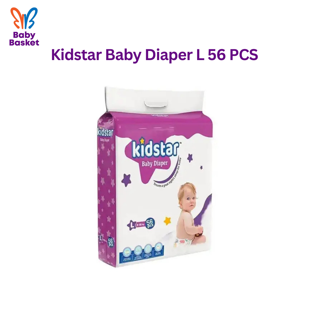 Kidstar Baby Diaper L 56 PCS