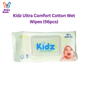 Kidz Ultra Comfort Cotton Wet Wipes (56pcs)