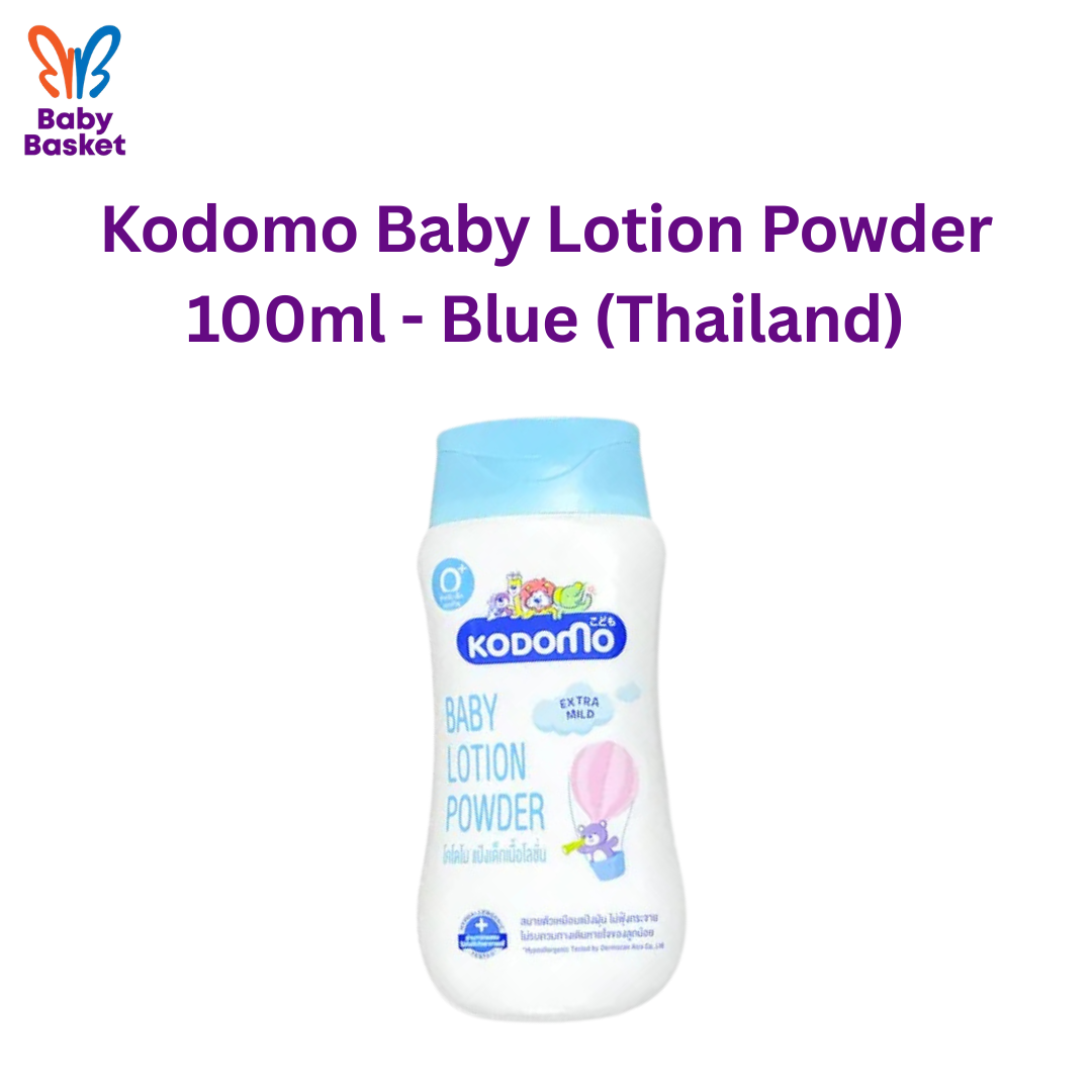 Kodomo Baby Lotion Powder 100ml - Blue (Thailand)