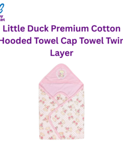 Little Duck Premium Cotton Hooded Towel Cap Towel Twin Layer