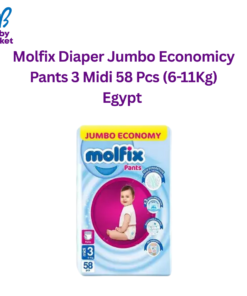 Molfix Diaper Jumbo Economicy Pants 3 Midi 58 Pcs (6-11Kg) Egypt