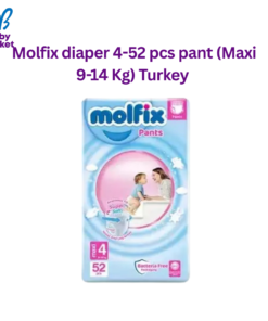 Molfix diaper 4-52 pcs pant (Maxi 9-14 Kg) Turkey
