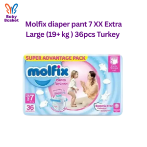 Molfix diaper pant 7 XX Extra Large (19+ kg ) 36pcs Turkey