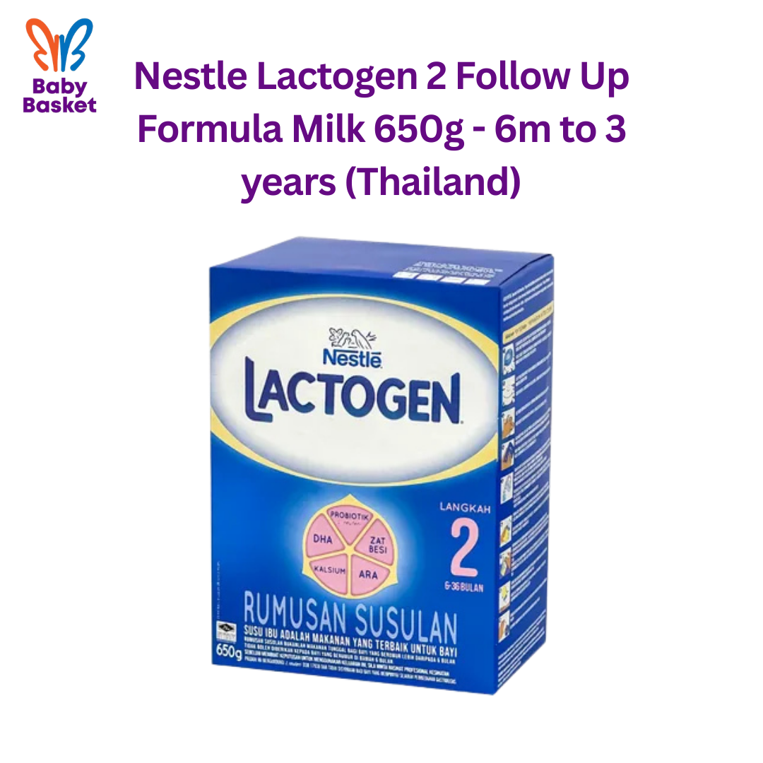 Nestle Lactogen 2 Follow Up Formula Milk 650g - 6m to 3 years (Thailand)