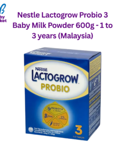 Nestle Lactogrow Probio 3 Baby Milk Powder 600g - 1 to 3 years (Malaysia)