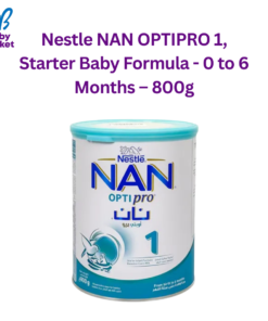 Nestle NAN OPTIPRO 1, Starter Baby Formula - 0 to 6 Months – 800g (Netherland)