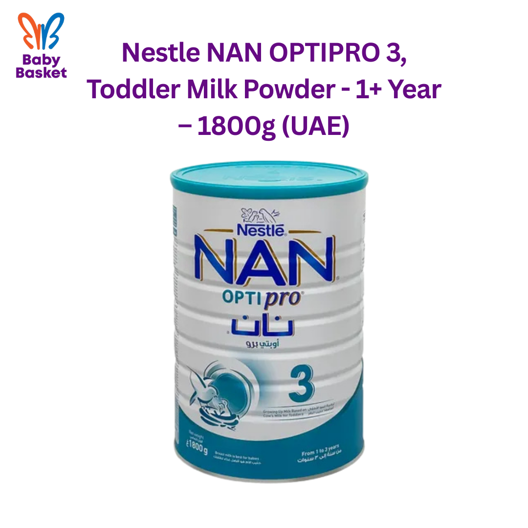 Nestle NAN OPTIPRO 3, Toddler Milk Powder - 1+ Year – 1800g (UAE)