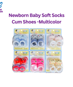 Newborn Baby Soft Socks Cum Shoes -Multicolor