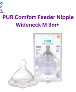 PUR Comfort Feeder Nipple Wideneck M 3m+
