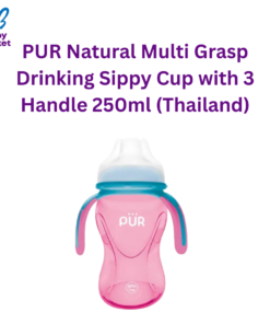 PUR Natural Multi Grasp Drinking Sippy Cup with 3 Handle 250ml (Thailand)